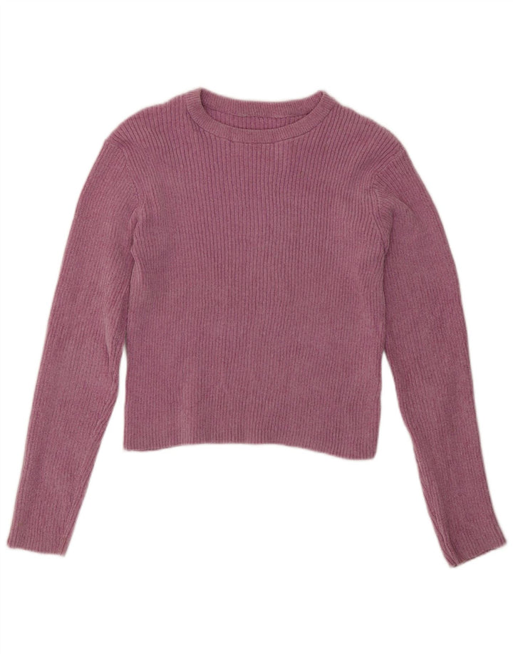 Marks & Spencer Mädchen Crop Top Langarm 13–14 Jahre Rosa Polyester