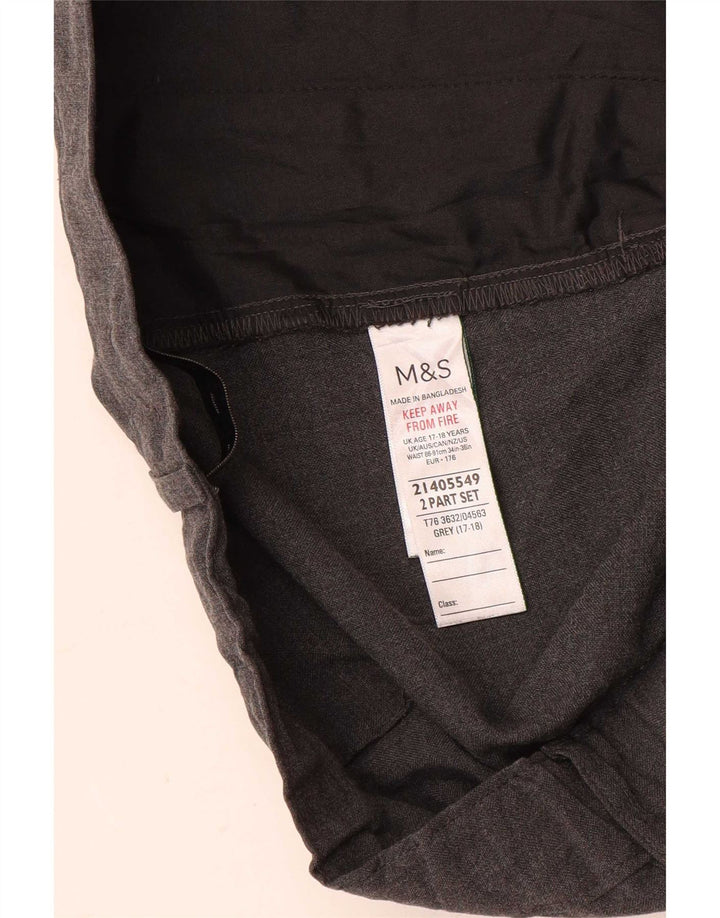 Marks & Spencer Jungenhose, 15–16 Jahre, W36 L29, Grau
