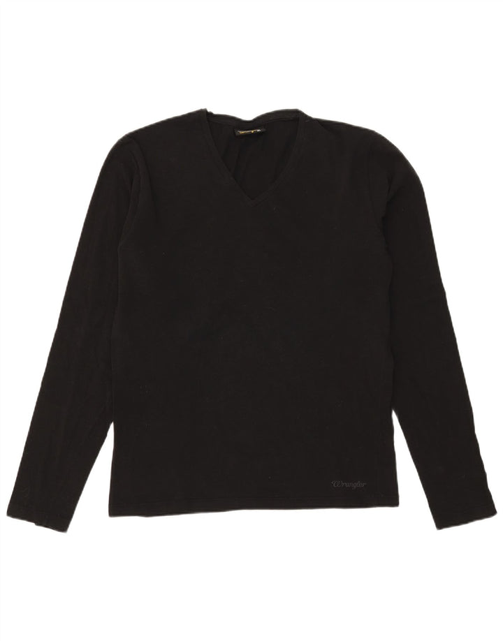 Wrangler Damen Top Langarm UK 18 XL Schwarz