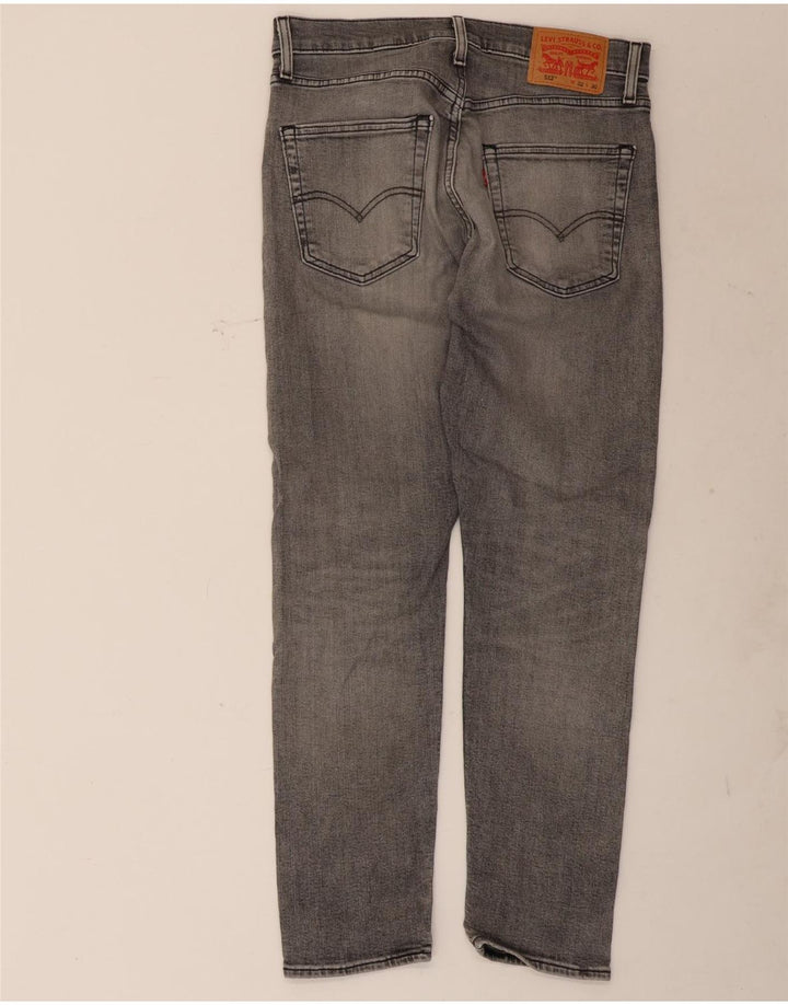 Levi's Herren 512 Distressed Slim Tapered Jeans W32 L30 Grau