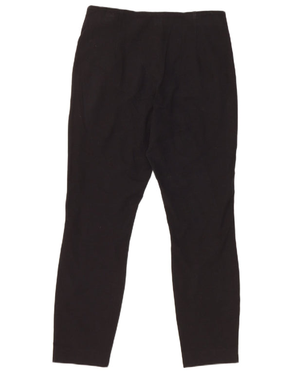 Ted Baker Slim-Freizeithose für Damen, Größe 2, klein, W28, L25, schwarze Baumwolle