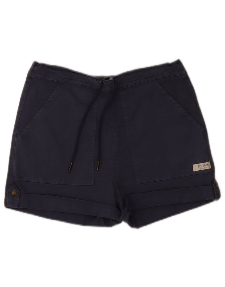 Saltrock Damen Chinoshorts W30 Medium Navy Blue Cotton