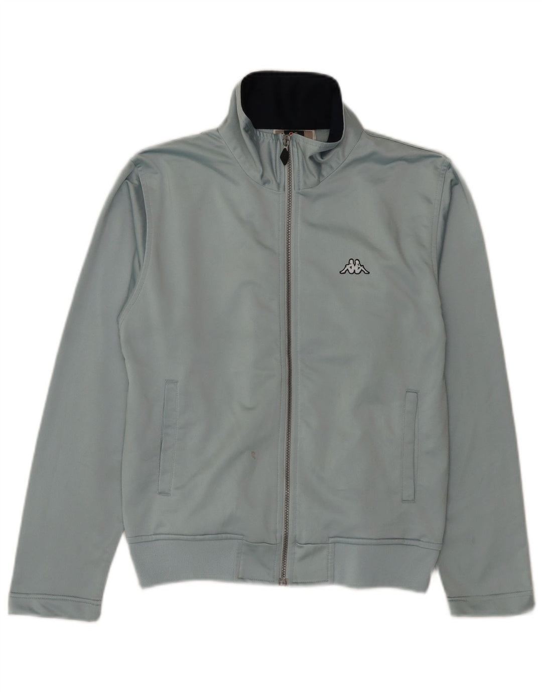 Kappa Mädchen-Trainingsanzug-Top-Jacke, 9–10 Jahre, groß, blaues Polyester