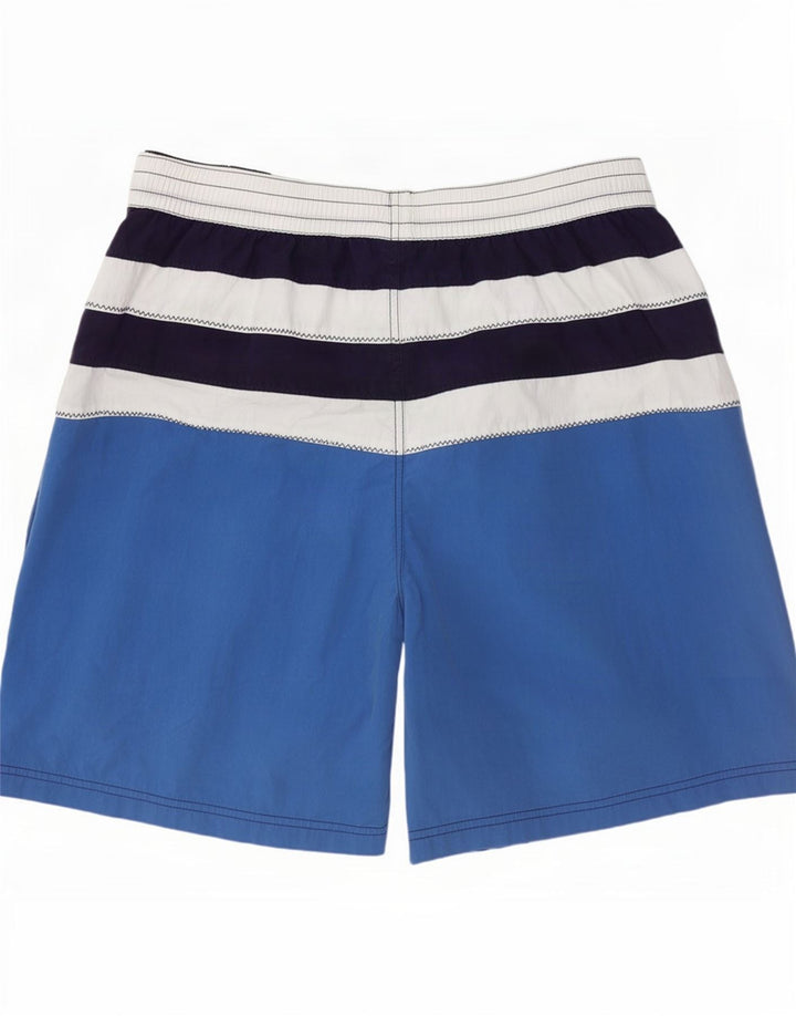 Coast Herren-Badeshorts XL aus blauer Colourblock-Baumwolle