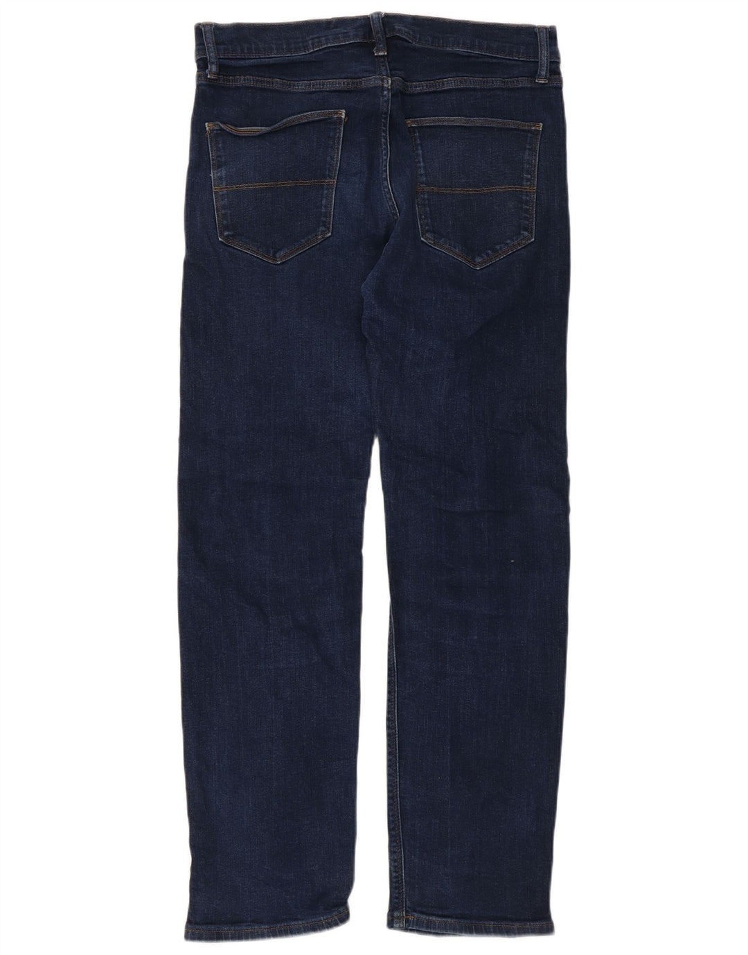 Marks & Spencer Herren Straight Jeans W32 L31 Marineblaue Baumwolle