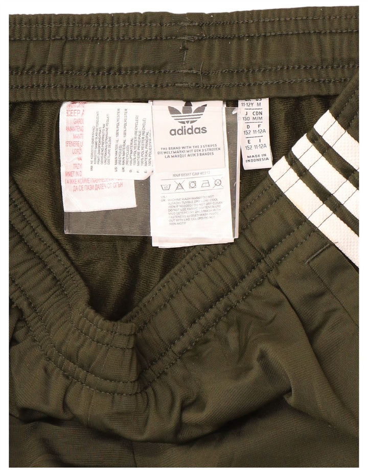ADIDAS Jungen-Trainingshose, Jogginghose, 11–12 Jahre, Khaki, Polyester