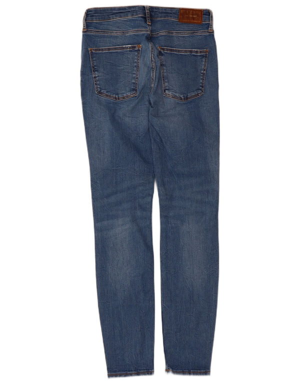 Zara Damen Skinny Jeans EU 38 Small W28 L28 Blaue Baumwolle