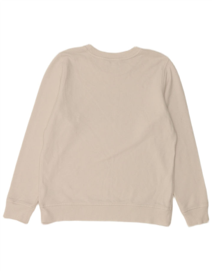 Tommy Hilfiger Damen-Sweatshirt mit Grafik, übergroß, Gr. 10, Größe S, Weiß