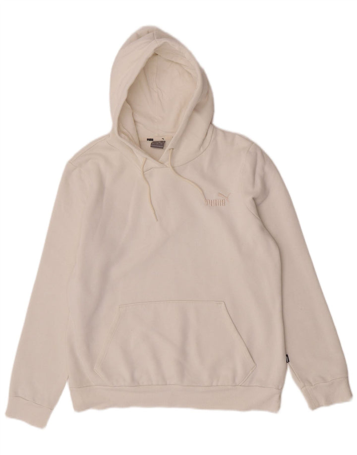 Puma Damen Kapuzenpullover UK 16 Large Weiß