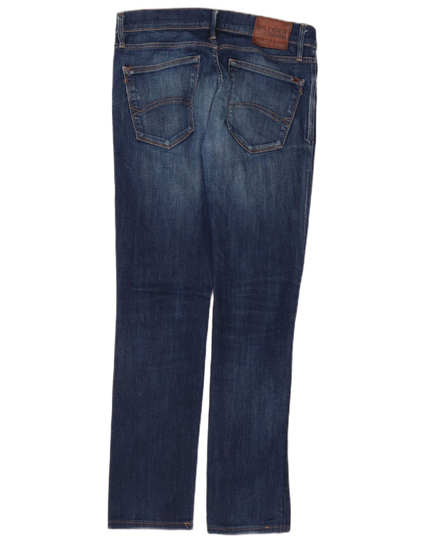 Tommy Hilfiger Herren Straight Jeans W32 L31 Marineblau