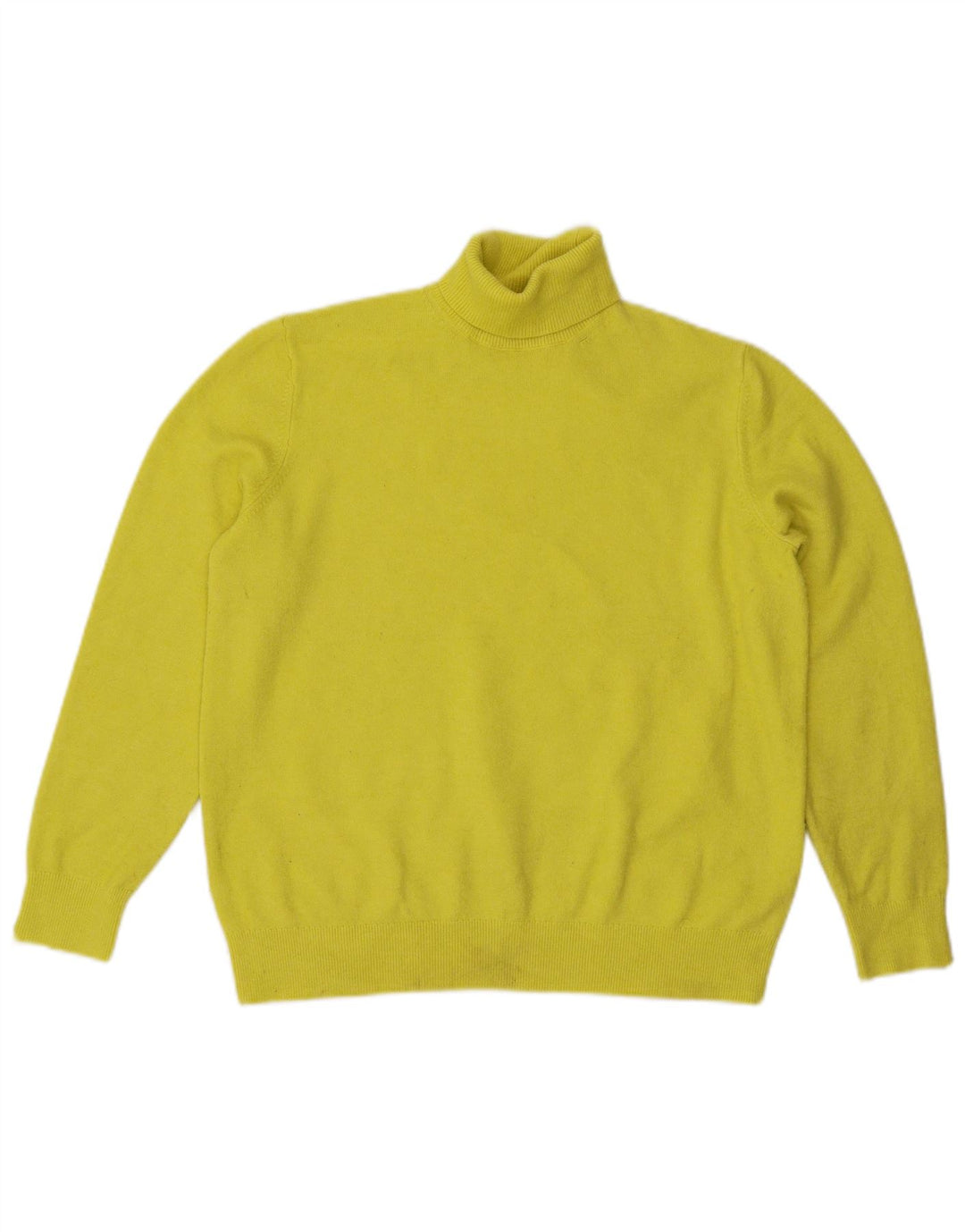 Marks & Spencer Damen-Pullover mit Rollkragen, Gr. 14, Mittelgelb