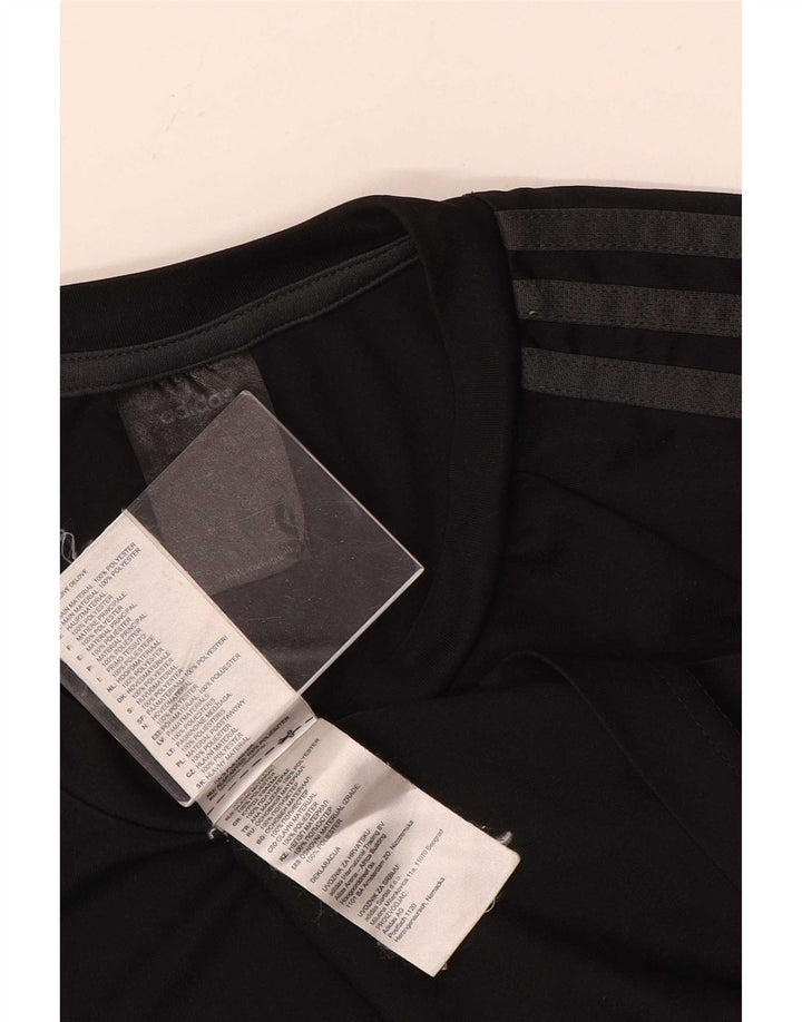 Adidas Herren T-Shirt Top Small Schwarz Polyester