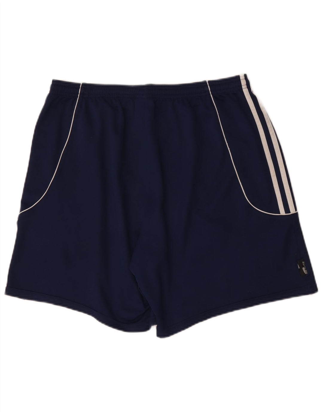 Adidas Damen Climalite Sport Shorts UK 14 Large Marineblau Polyester