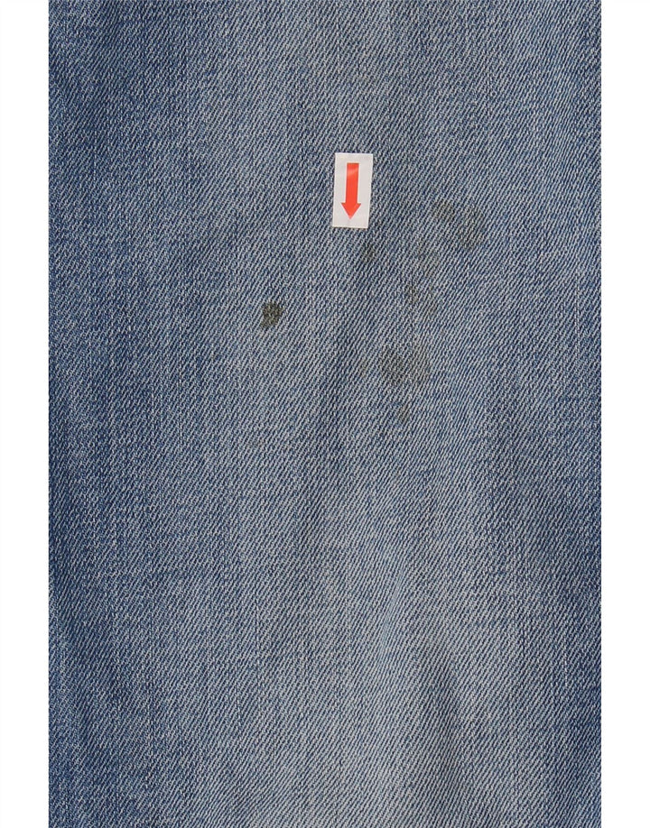 Fat Face Herren Straight Jeans W38 L29 Blaue Baumwolle
