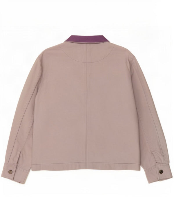 Zara Damen Utility Jacke UK 14 Medium Lila