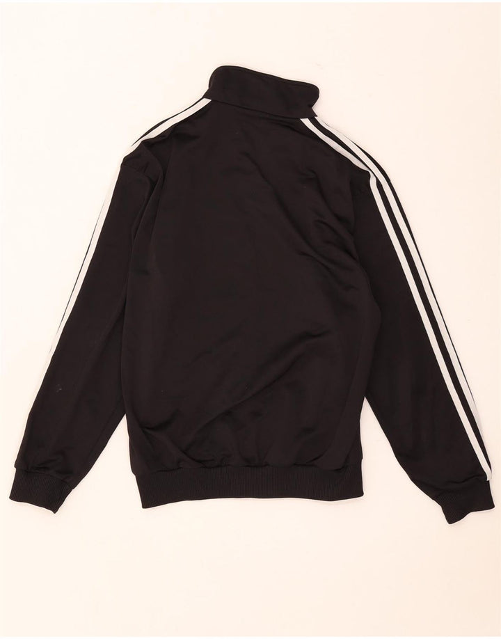 Adidas Jungen Trainingsanzug Top Jacke 13-14 Jahre Schwarz Polyester