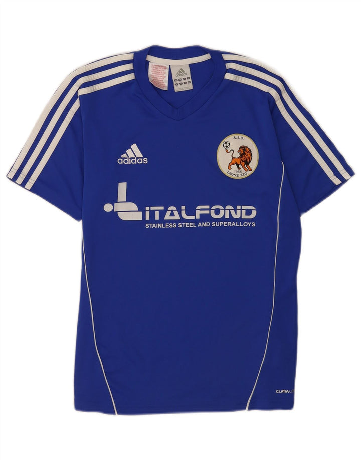 Adidas Herren Climalite Graphic T-Shirt Top XS Blau Polyester