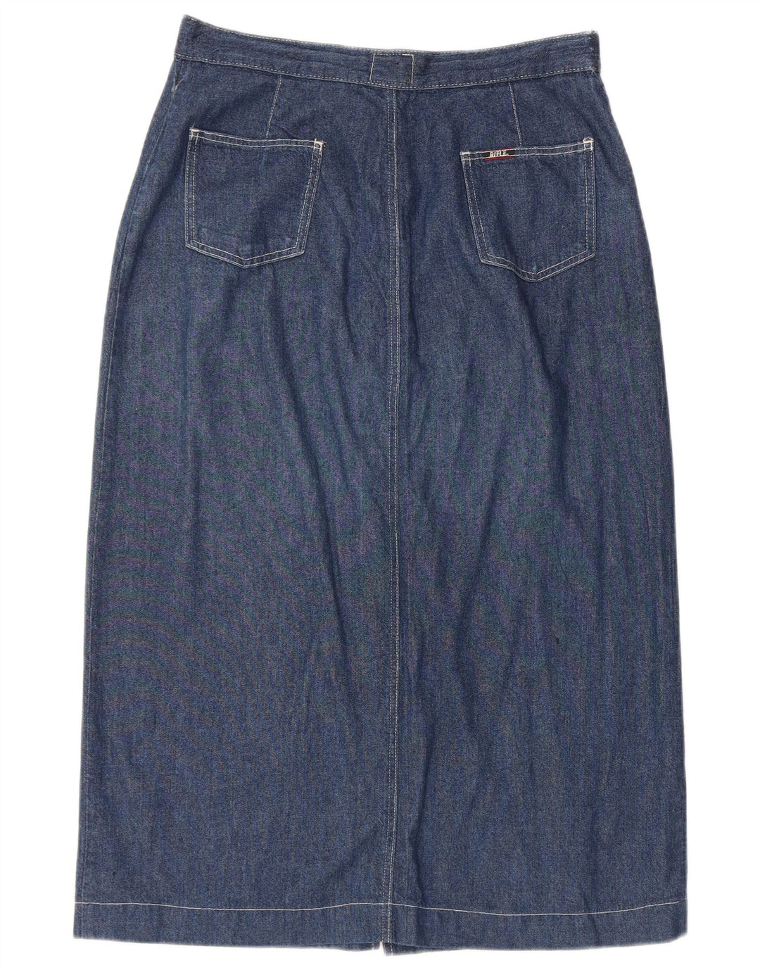 RIFLE Damen Jeansrock W31 mittelblaue Baumwolle