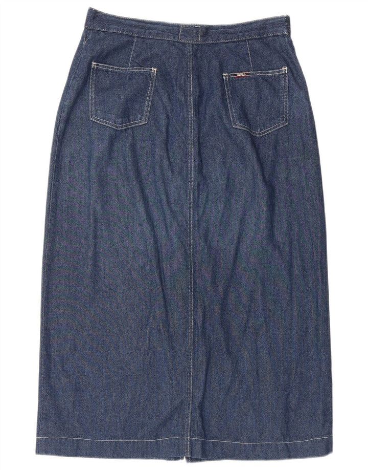 RIFLE Damen Jeansrock W31 mittelblaue Baumwolle