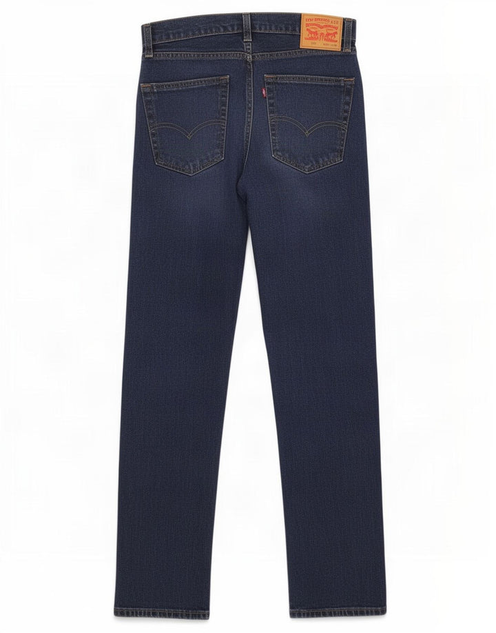 Levi's Herren 505 Regular Fit Straight Jeans W30 L32 Marineblau Baumwolle
