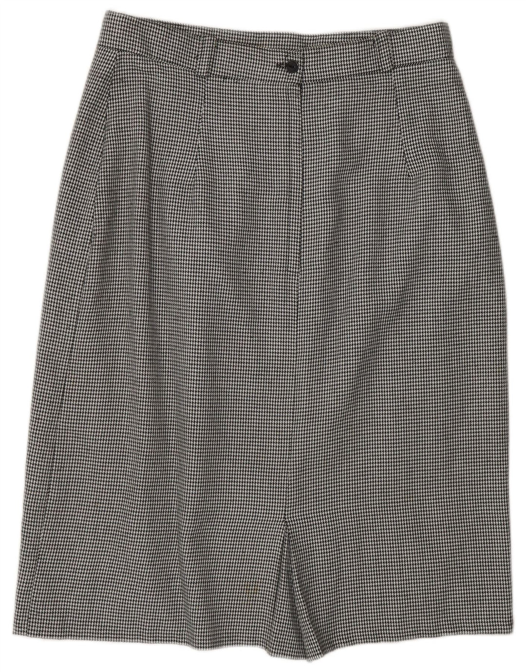 ST. BERNARD Womens Midi Straight Rock UK 16 Large W30 Schwarzer Hahnentritt