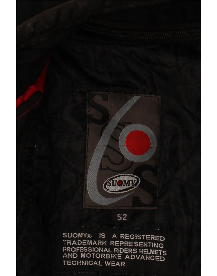 Suomy Herren Graphic Racer Jacke IT 52 XL Schwarz Nylon