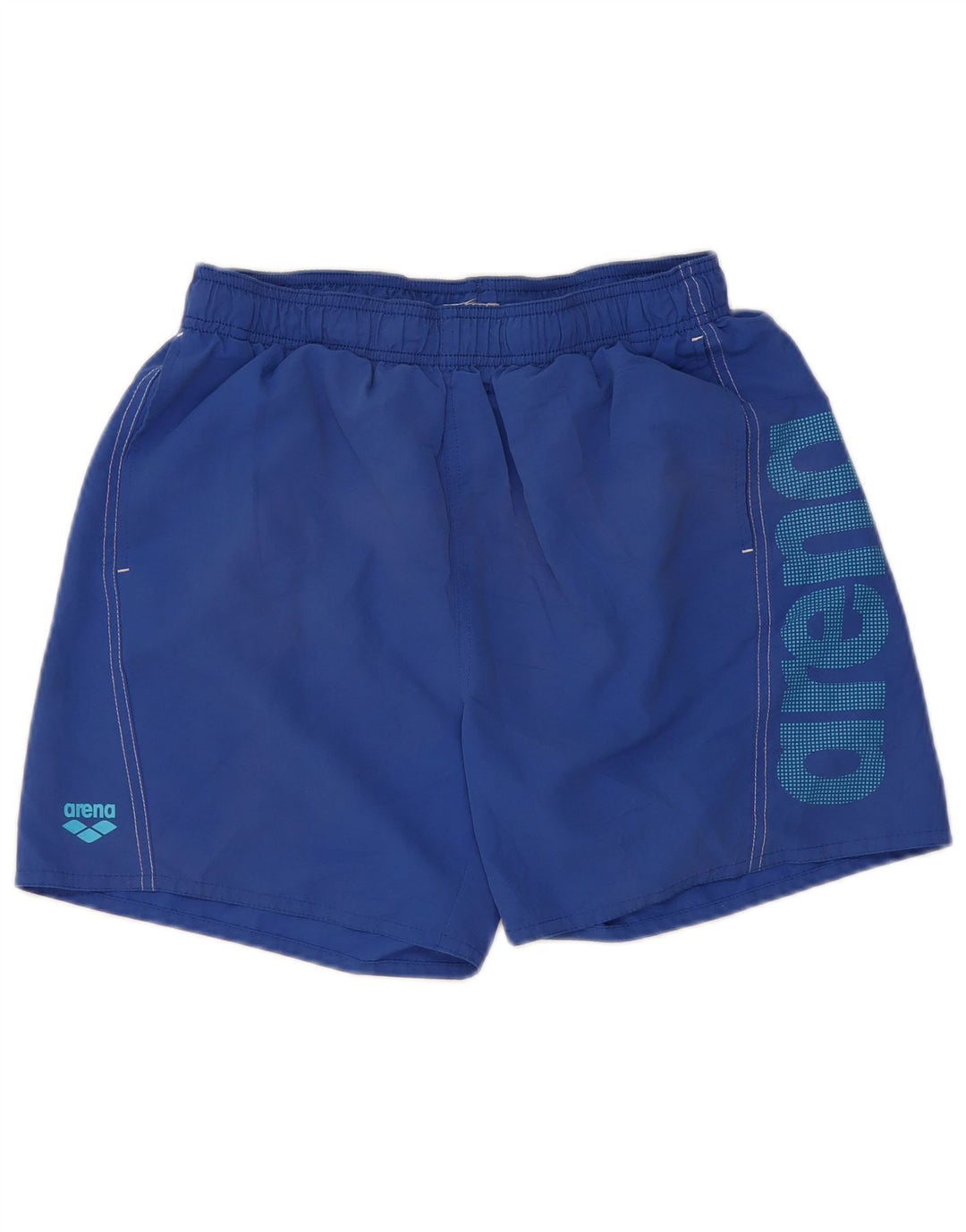 Arena Herren Graphic Sport Shorts Mittelblaues Polyester