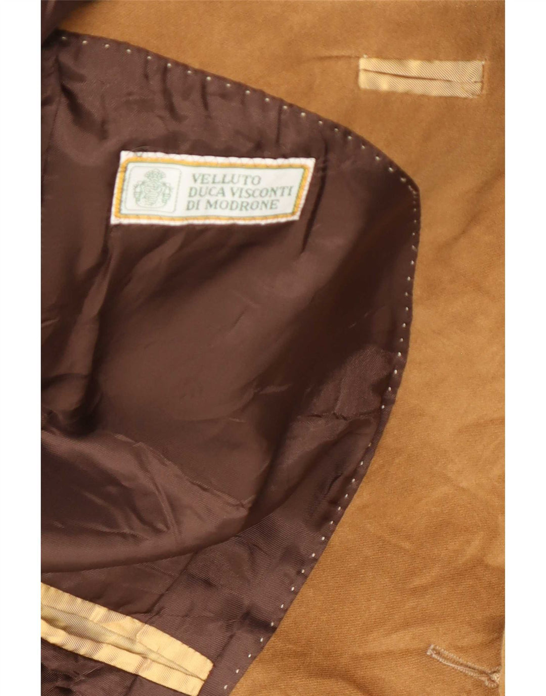 Duca Visconti Di Modrone Herren 3-Knopf-Blazerjacke IT 50 Large Beige