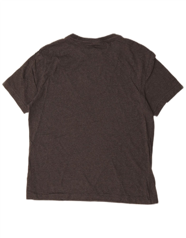 Calvin Klein Herren-T-Shirt mit Grafik, groß, graue Baumwolle
