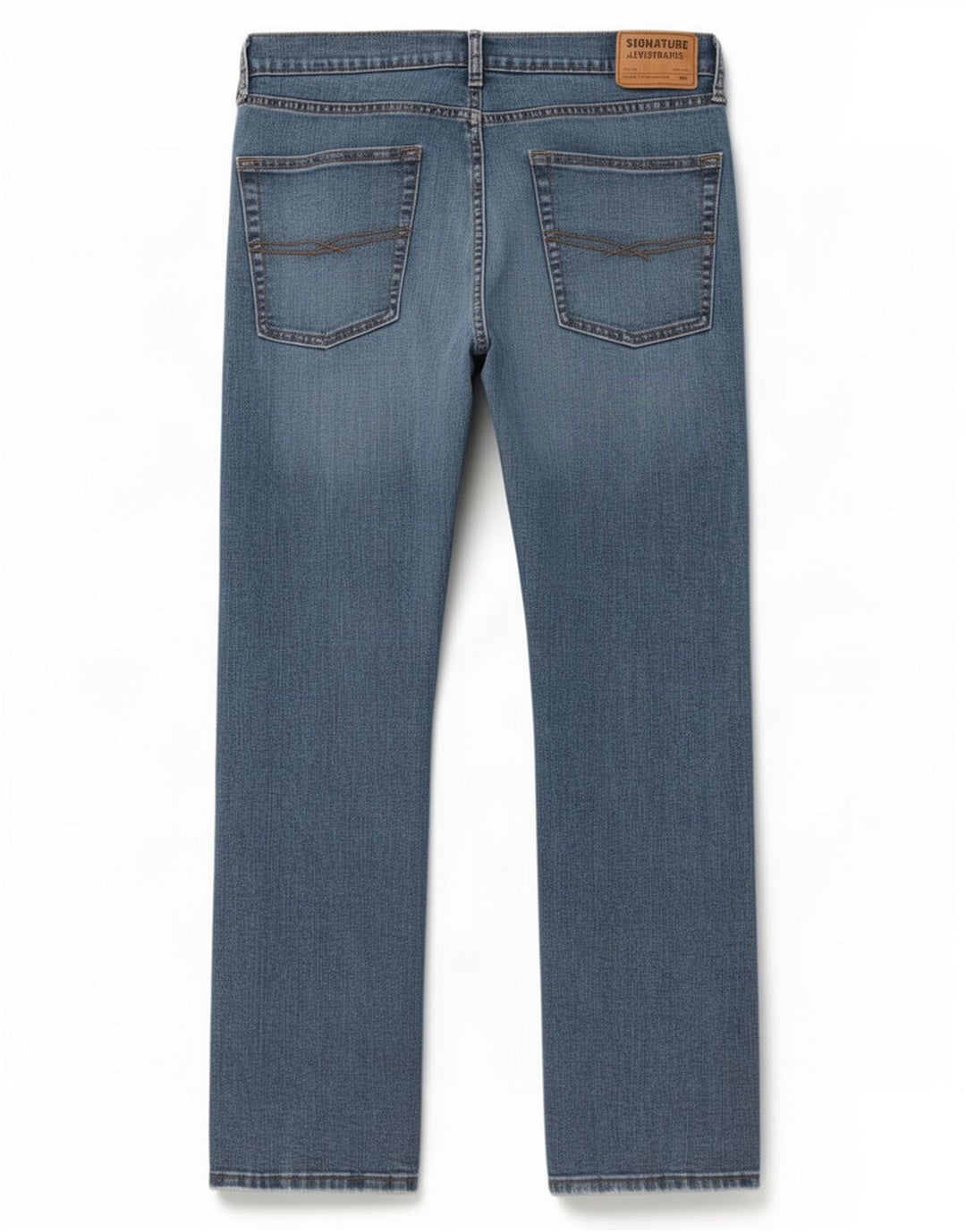 Levi's Herren Signature Straight Jeans W36 L32 Blaue Baumwolle