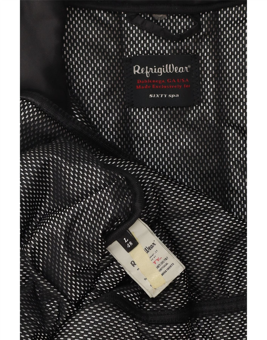 Refrigiwear Wattierter Damenmantel UK 16 Large Schwarz Polyester