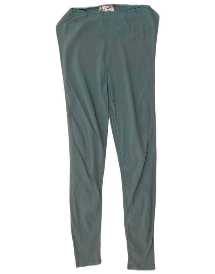 Par Avion Damen Leggings UK 10 Small Grün Acetat