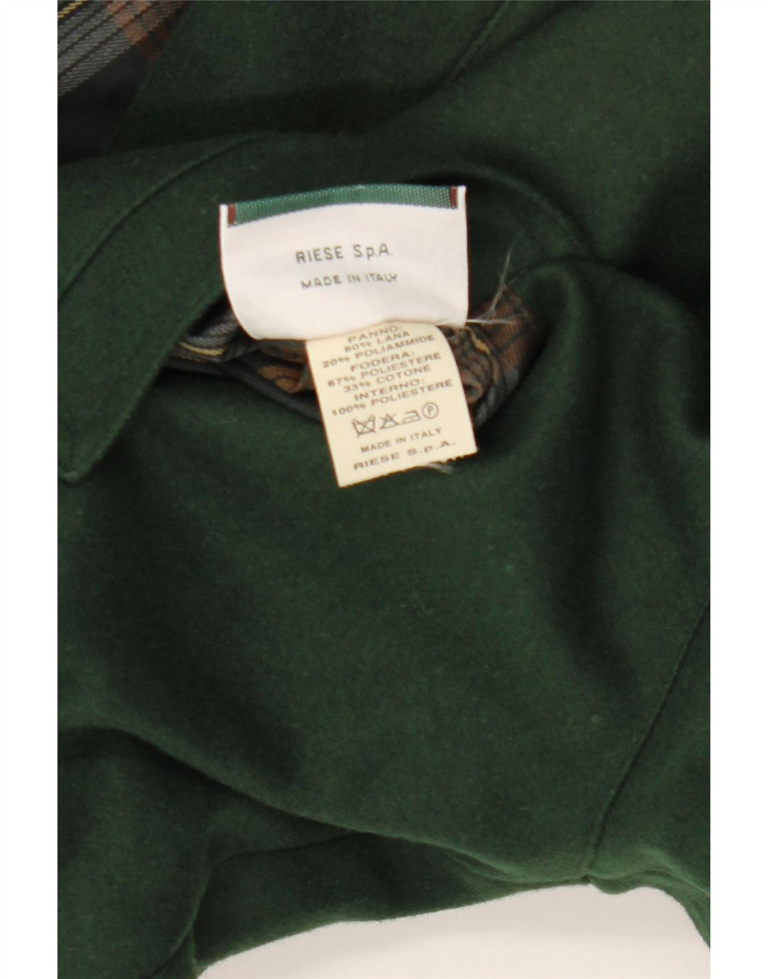 Navigare Herren Wendejacke UK 38 Mittelgrüne Wolle
