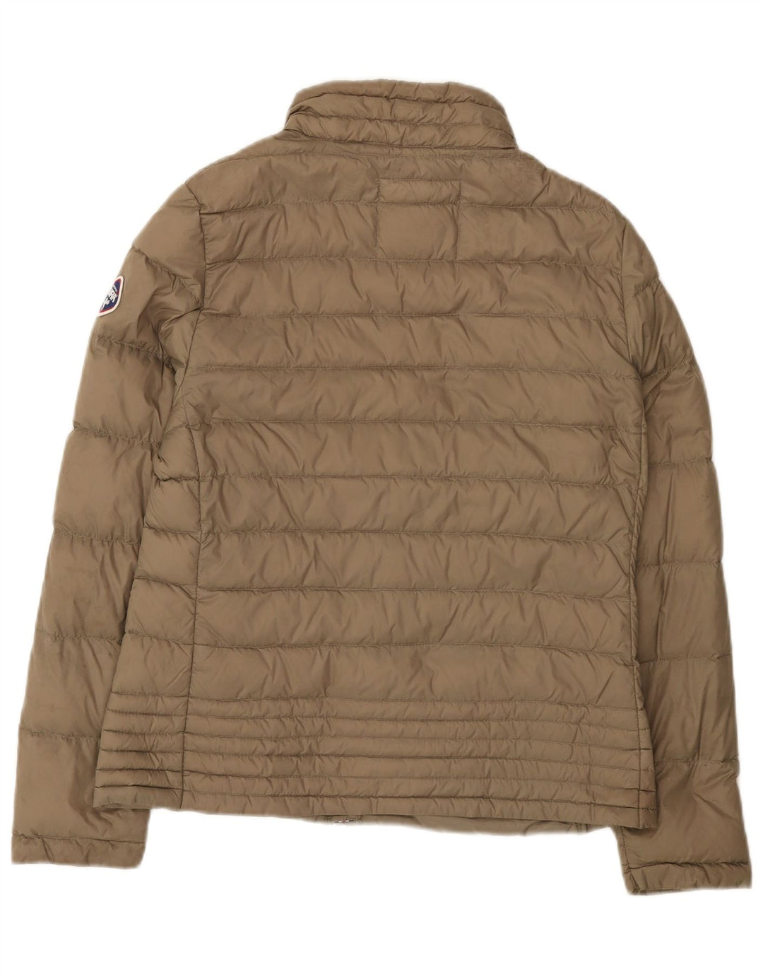 Puffa Wattierte Damenjacke UK 14 Large Braunes Polyamid