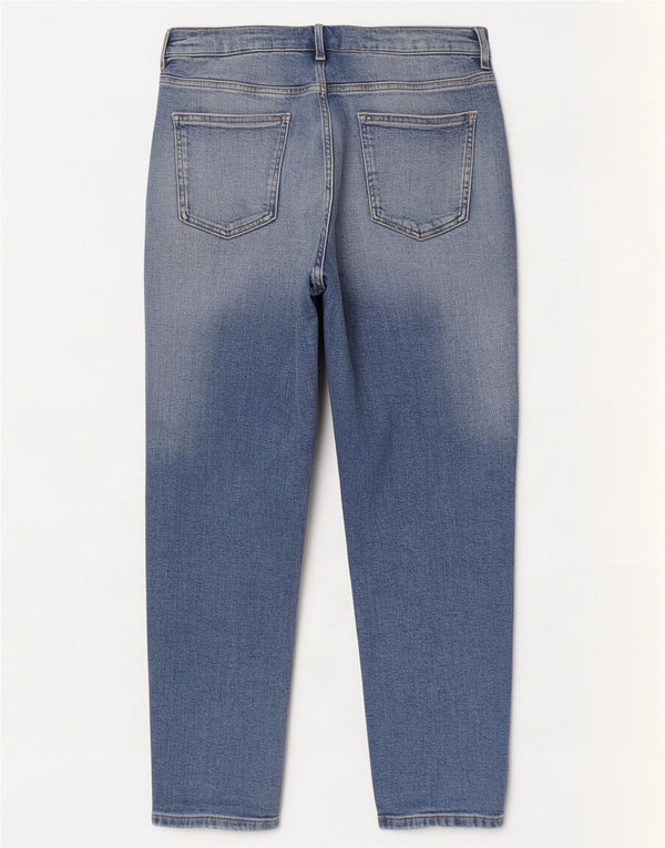 Marks & Spencer Damen Mom Tapered Jeans UK 16 Large W32 L26 Blau