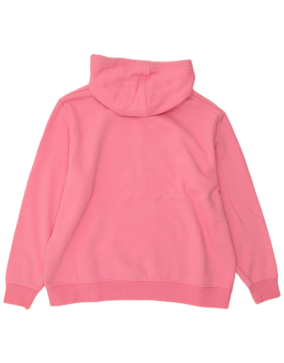 ELLESSE Womens Graphic Oversized Hoodie Pullover UK 22 3XL Rosa Baumwolle