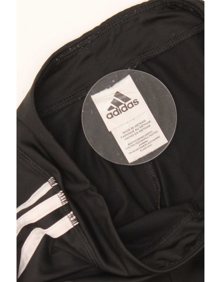Adidas Mädchen-Leggings, 13–14 Jahre, schwarzes Polyester