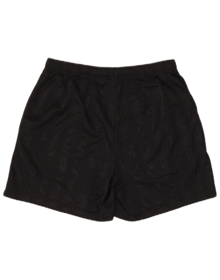 Nike Herren-Sportshorts, mittelgroß, schwarz gestreift, Polyester