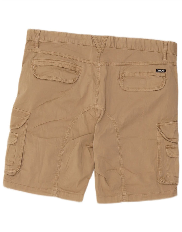 Brugi Herren Cargoshorts W36 Large Beige Baumwolle