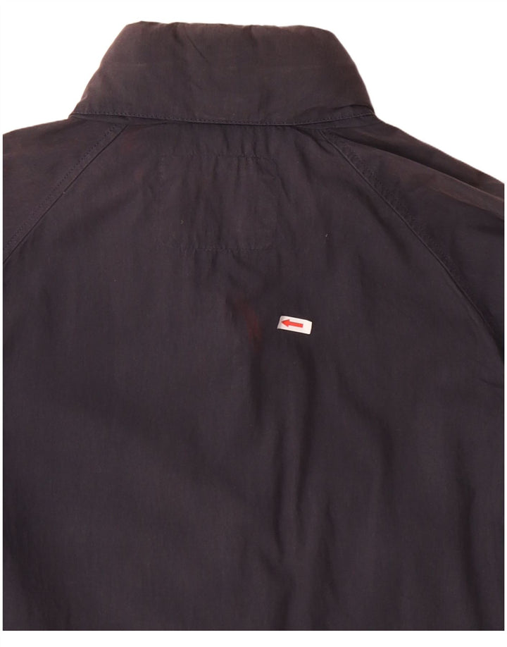 Kappa Herren Bomberjacke UK 44 2XL Marineblau Baumwolle