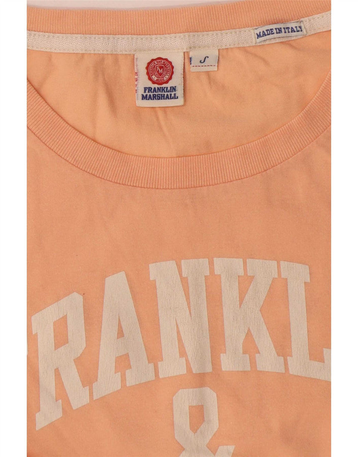 Franklin Marshall Grafik-T-Shirt für Damen, UK 10, Größe S, Beige