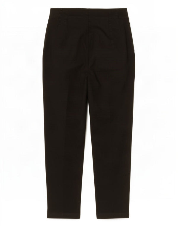 Zara Damen-Anzughose mit hoher Taille, konisch zulaufend, XS, W24, L25, Schwarz, Polyester