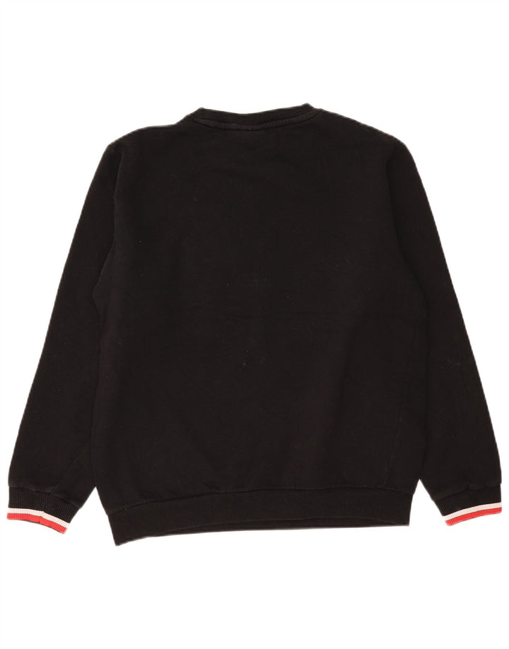 FILA Damen-Sweatshirt-Pullover in Übergröße, Gr. 10, Größe S, Schwarz, Baumwolle
