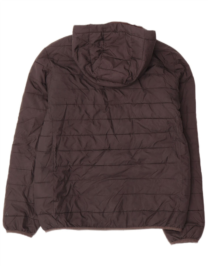 QUIKSILVER Wattierte Jungenjacke mit Kapuze, 13–14 Jahre, Größe L, Schwarz