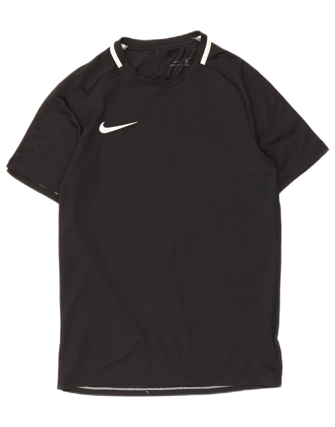 Nike Herren Dri Fit T-Shirt Top Small Schwarz Polyester