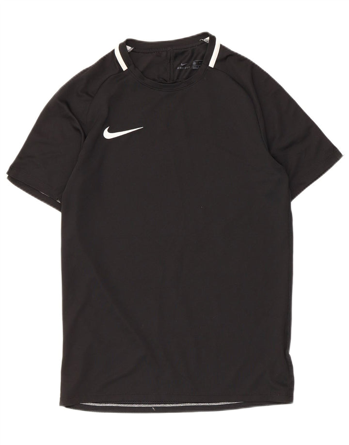 Nike Herren Dri Fit T-Shirt Top Small Schwarz Polyester