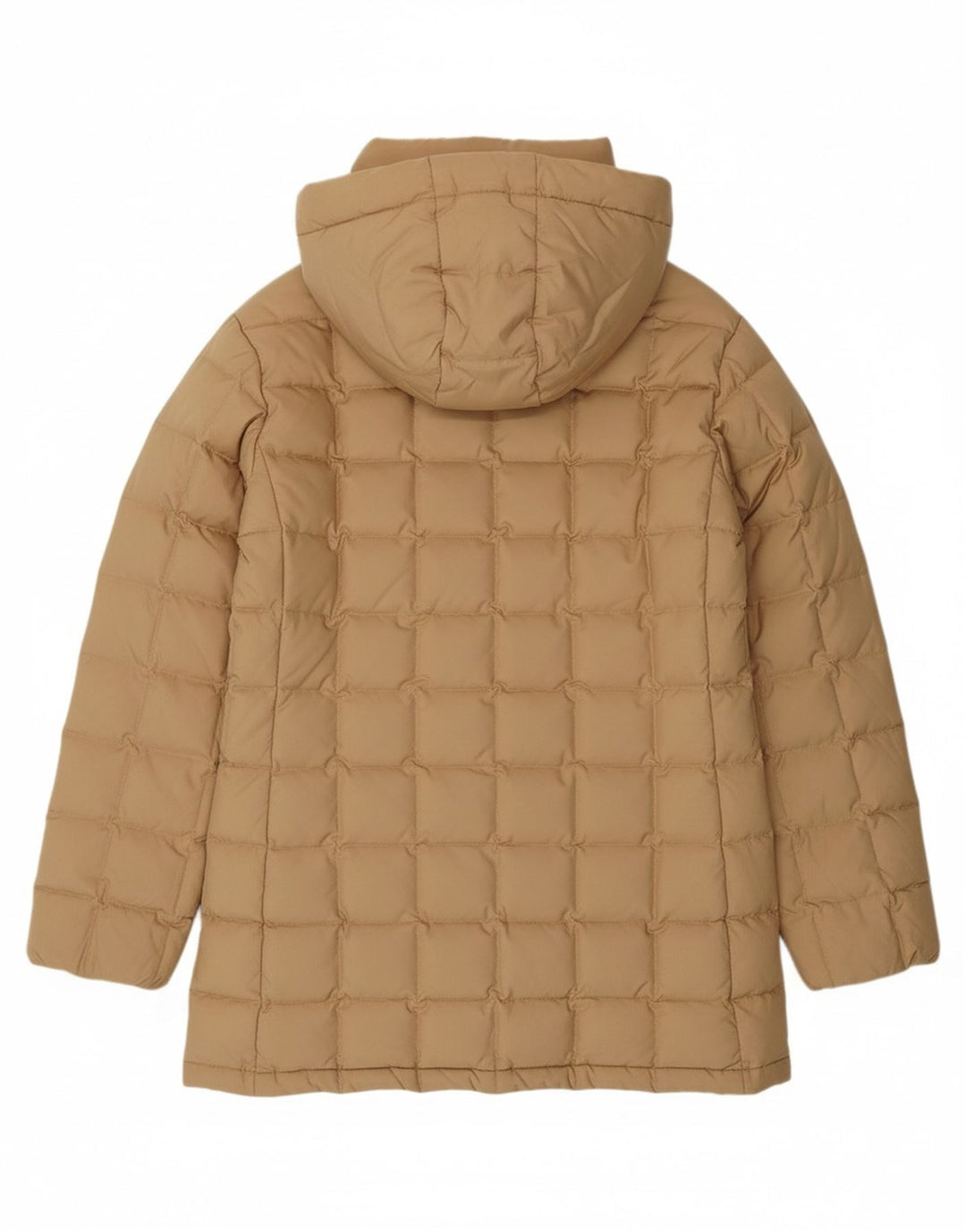 CIESSE PIUMINI Womens Hooded Padded Jacket IT 44 Medium Beige Polyester
