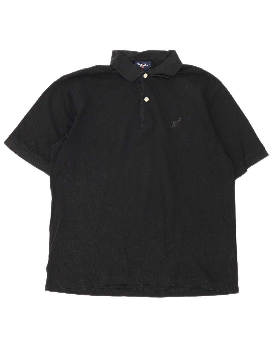 AUSTRALIAN L'ALPINA Herren Poloshirt IT 50 Medium Schwarz