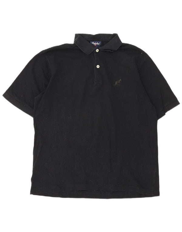 AUSTRALIAN L'ALPINA Herren Poloshirt IT 50 Medium Schwarz