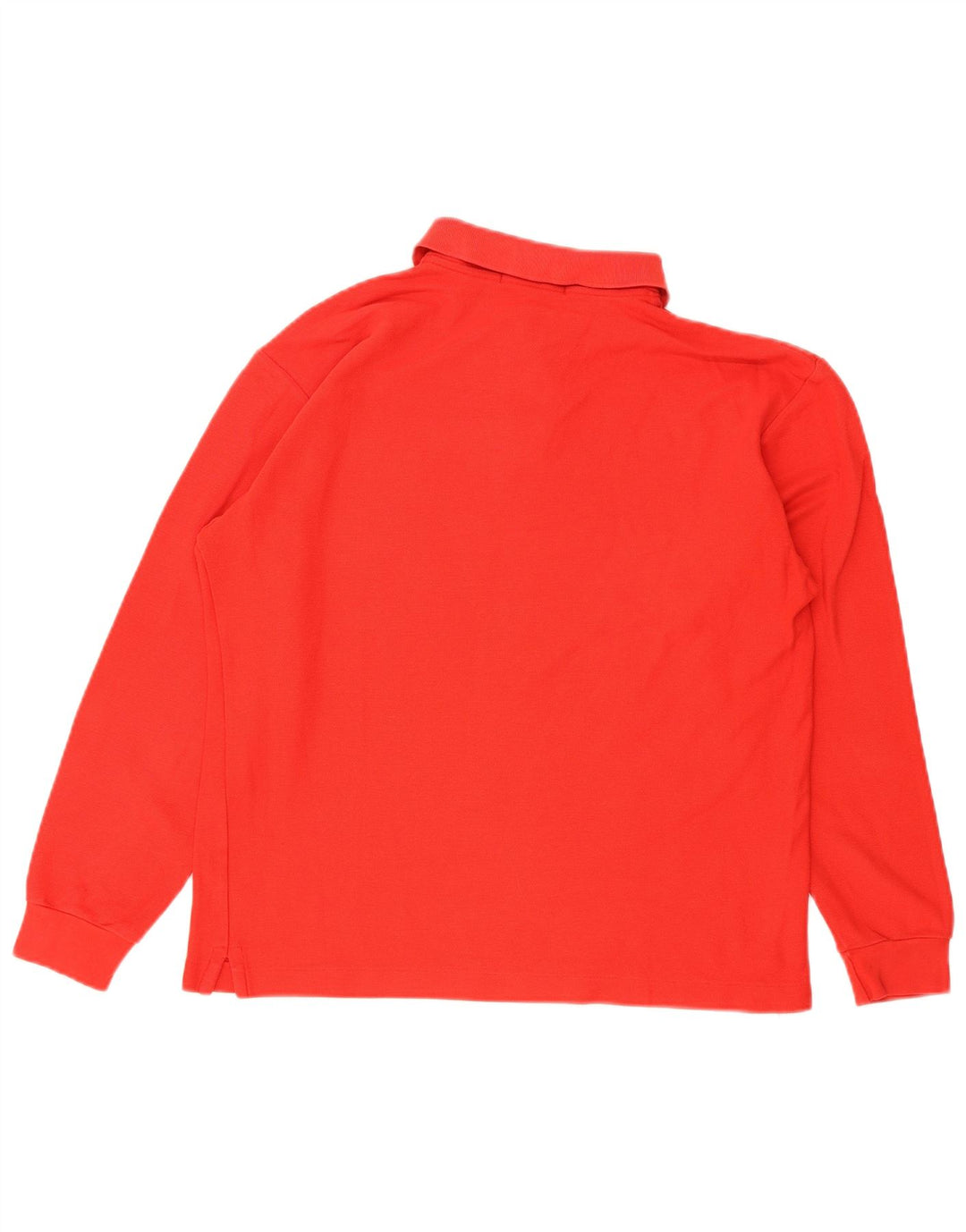 Fila Herren Langarm-Poloshirt IT 46 Small Rot